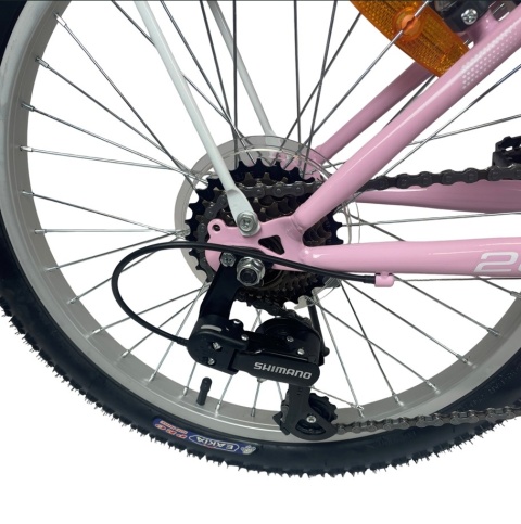 Rower Dziecięcy SIROX LUNA PINK 20” Różowy 6 Biegów Shimano | Sirox