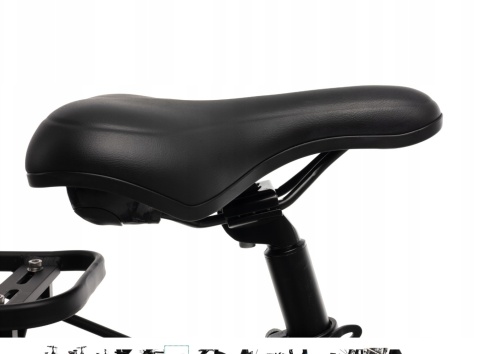 Rower elektryczny damski 28” trekkingowy 250W BAFANG | 36V 13.2Ah