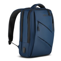 NC4502 PLECAK NA LAPTOP Z USB NIEBIESKI NILS