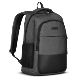 NC4503 PLECAK MIEJSKI Z USB SZARY NILS