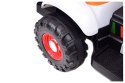 Super DWUSTRONNY traktor na akumulator ze spychaczem, koparką i przyczepą/BEJ1588