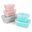 NC4105 POJEMNIK/LUNCH BOX SKŁADANY RÓŻOWY 500ML NILS CAMP