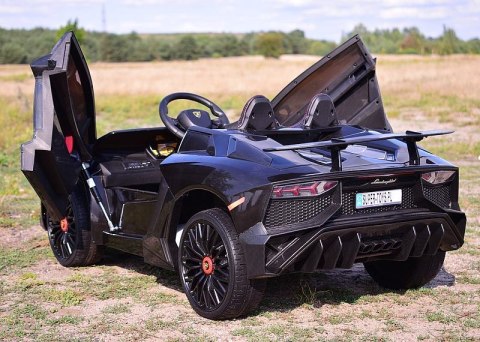 ORYGINALNE LAMBORGHINI AVENTADOR PEŁNA OPCJA, MIĘKKIE KOŁA, MIĘKKIE SIEDZENIE/BDM0913