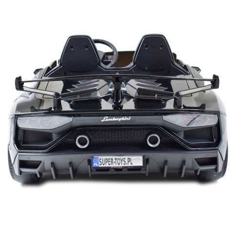 LICENCJONOWANY LAMBORGHINI AVENTADOR SVJ DLA 2 DZIECI FUNKCJA DRIFTU - LAKIER SUPER JAKOŚĆ, MIĘKKIE SIEDZENIE, MIĘKKIE KOŁA/SX20