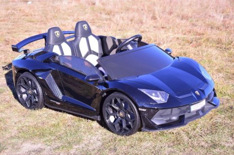 LICENCJONOWANY LAMBORGHINI AVENTADOR SVJ DLA 2 DZIECI FUNKCJA DRIFTU - LAKIER SUPER JAKOŚĆ, MIĘKKIE SIEDZENIE, MIĘKKIE KOŁA/SX20