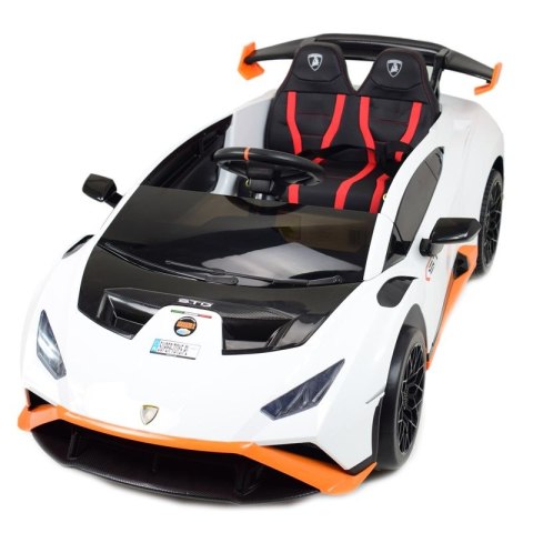 ORYGINALNE DRIFTUJĄCE LAMBORGHINI HURACAN STO NA AKUMULATOR/SMT-555-24V
