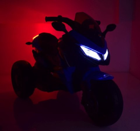 MEGA MOTOR 3 KOŁOWY - MIĘKKIE KOŁA EVA, MIĘKKIE PIKOWANE SIEDZENIE/HS-5188