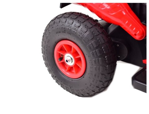 SUPER ŚCIGACZ MOTOR SPORT - POMPOWANE KOŁA, PILOT, IMITACJA WYDECHU,/HZBB1188