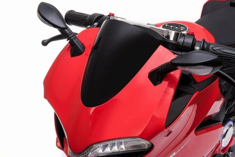 WIELKI MOTOR ŚCIGACZ PERFECT WOLNY START, 250 WAT, ŁAŃCUCH, TARCZOWE HAMULCE, MIĘKKIE KOŁA/SX1629-24V