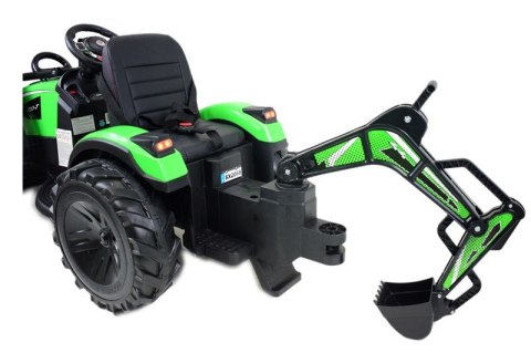 MEGA TRAKTOR Z ŁADOWARKĄ,KOPARKĄ, PRZYCZEPĄ 24 V SUPER-MOC OLBRZYMI