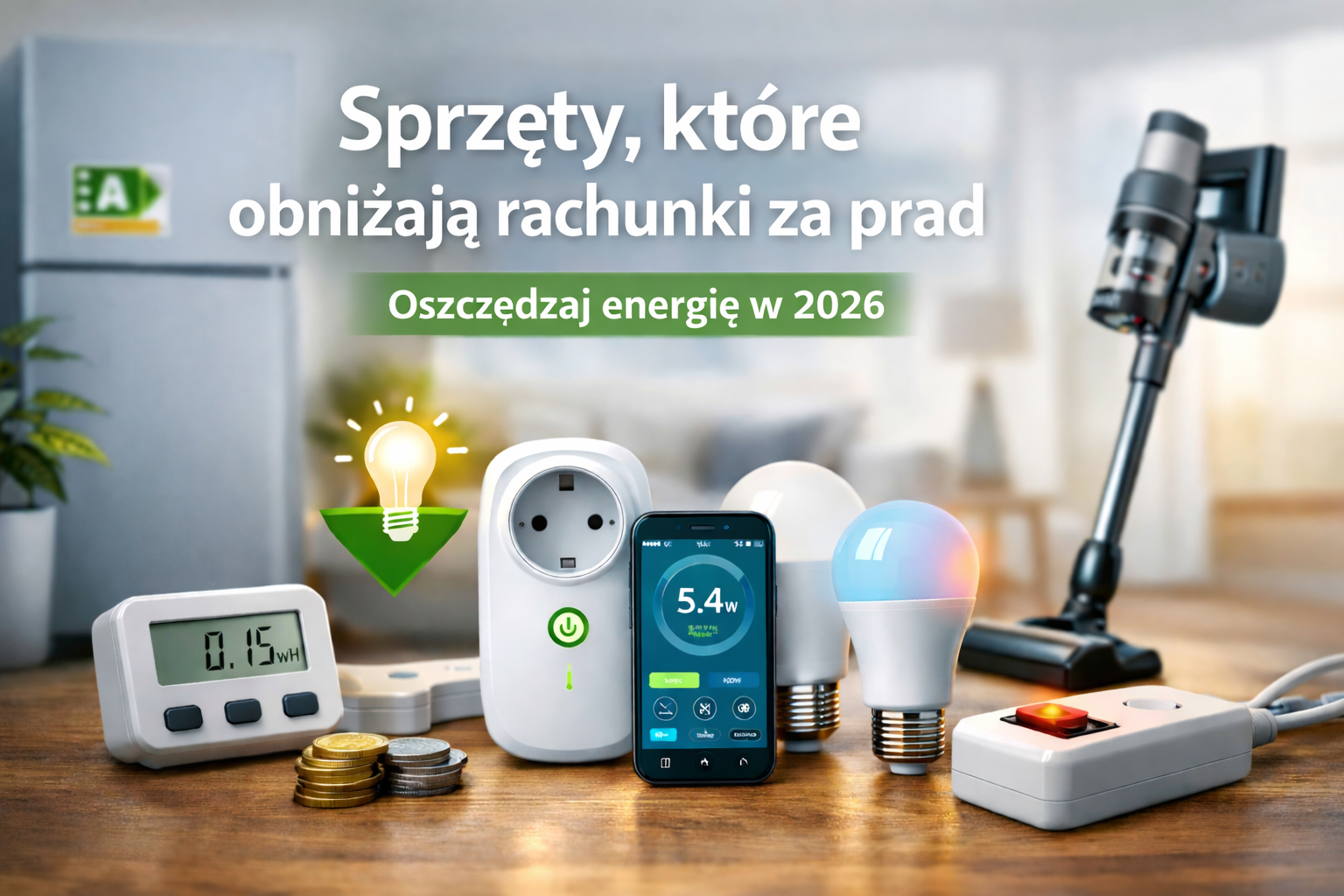Sprzęty, które realnie obniżają rachunki za prąd w 2026