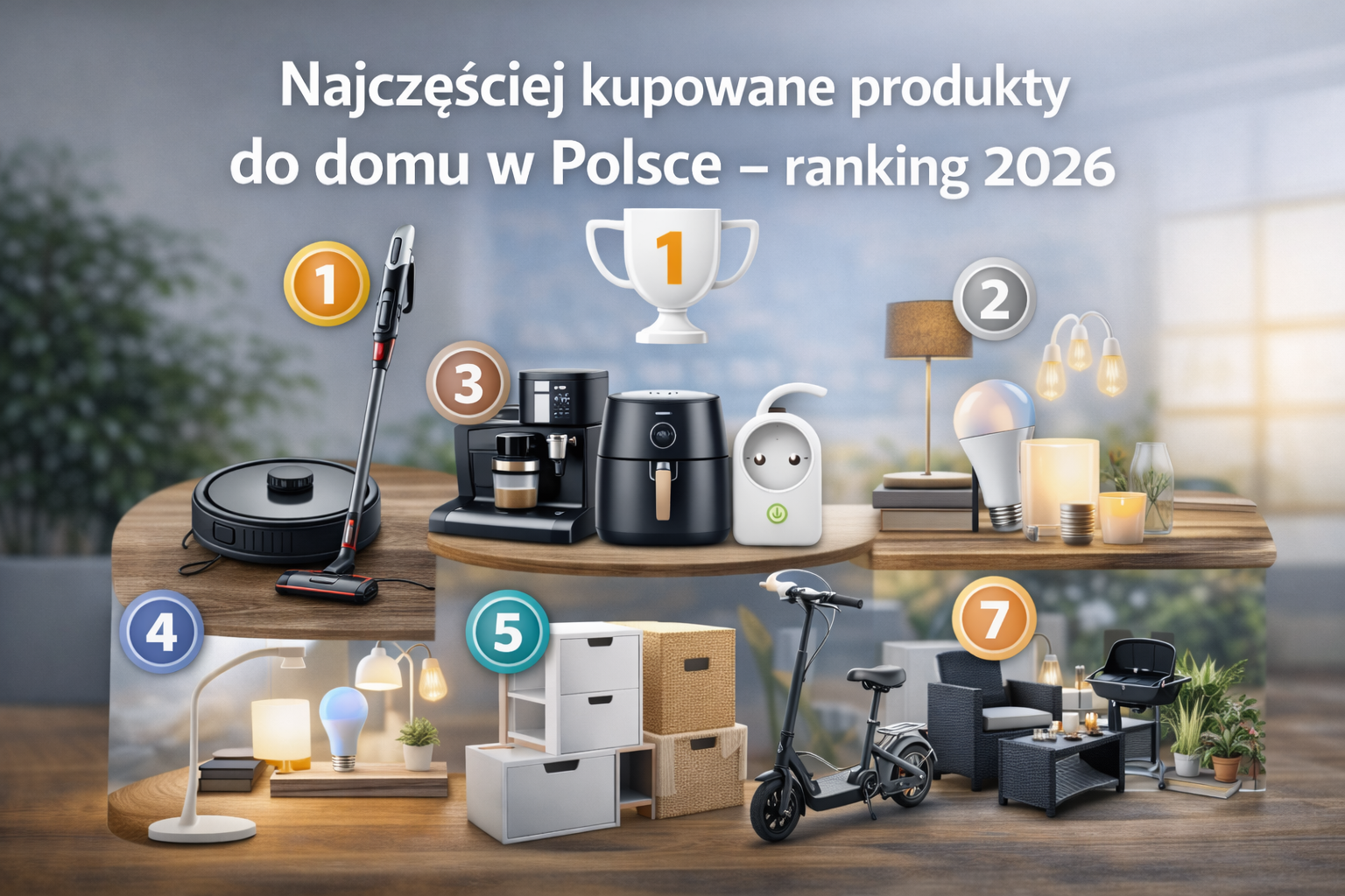 Najczęściej kupowane produkty do domu w Polsce – ranking 2026  Co Polacy naprawdę kupują do domu i mieszkania?