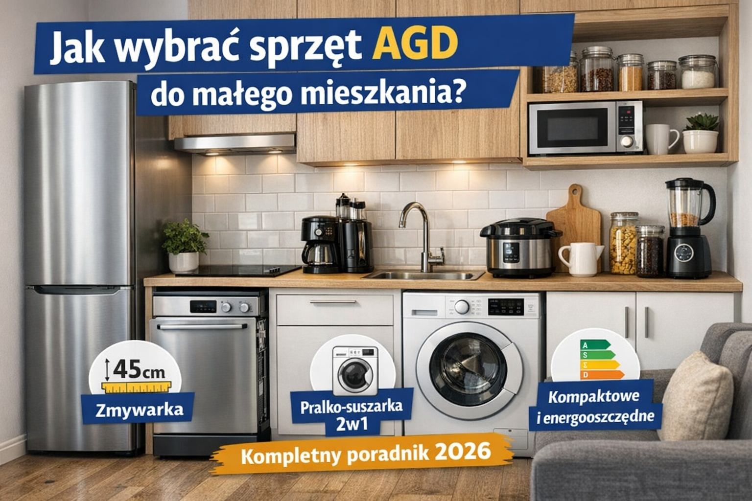Jak wybrać sprzęt AGD do małego mieszkania? Kompletny poradnik 2026