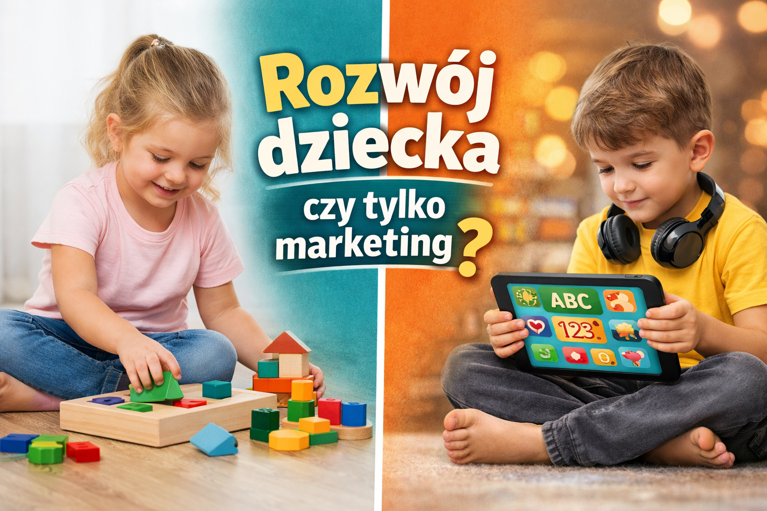 Zabawki i elektronika edukacyjna – co naprawdę rozwija dziecko, a co jest tylko marketingiem?