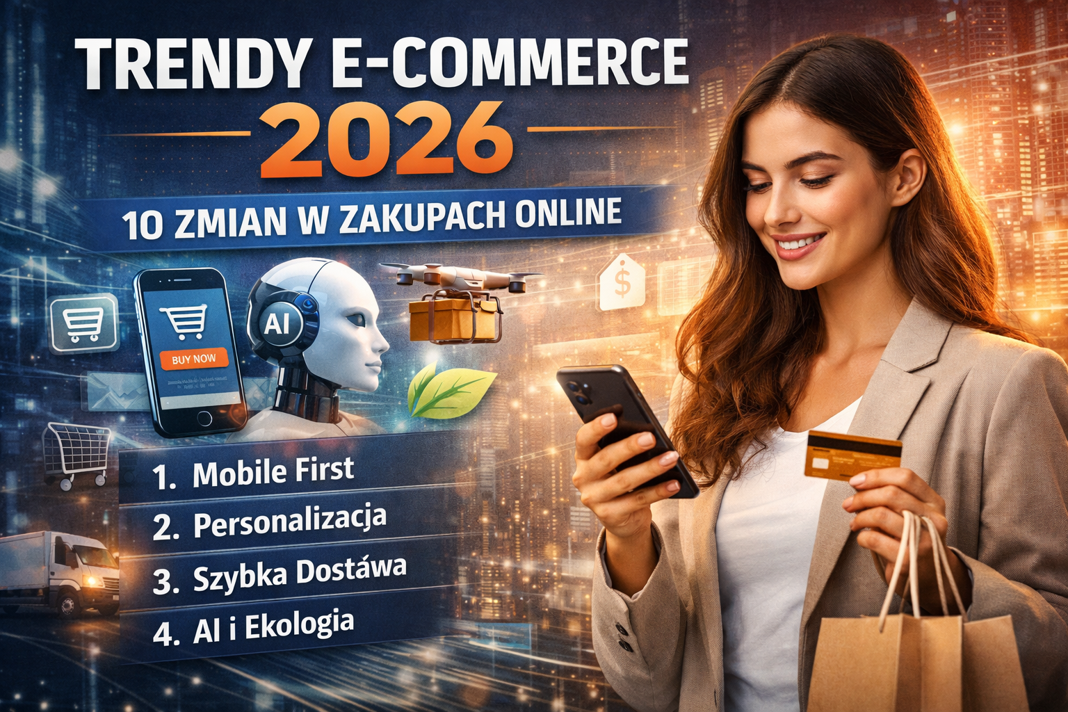 10 Trendów E-Commerce 2026: Jak zmieniają się zakupy online i czego oczekują dziś klienci?